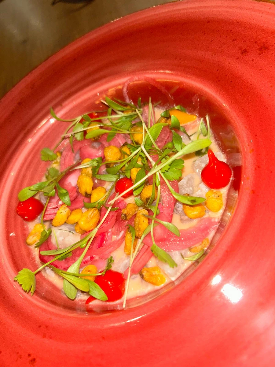 Plato de ceviche